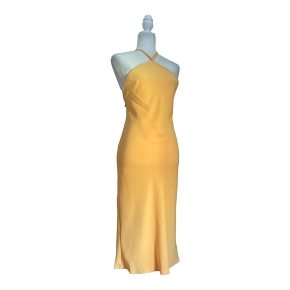 Amanda Uprichard x Revolve Melonie Dress in Citron NWOT - Picture 8 of 10